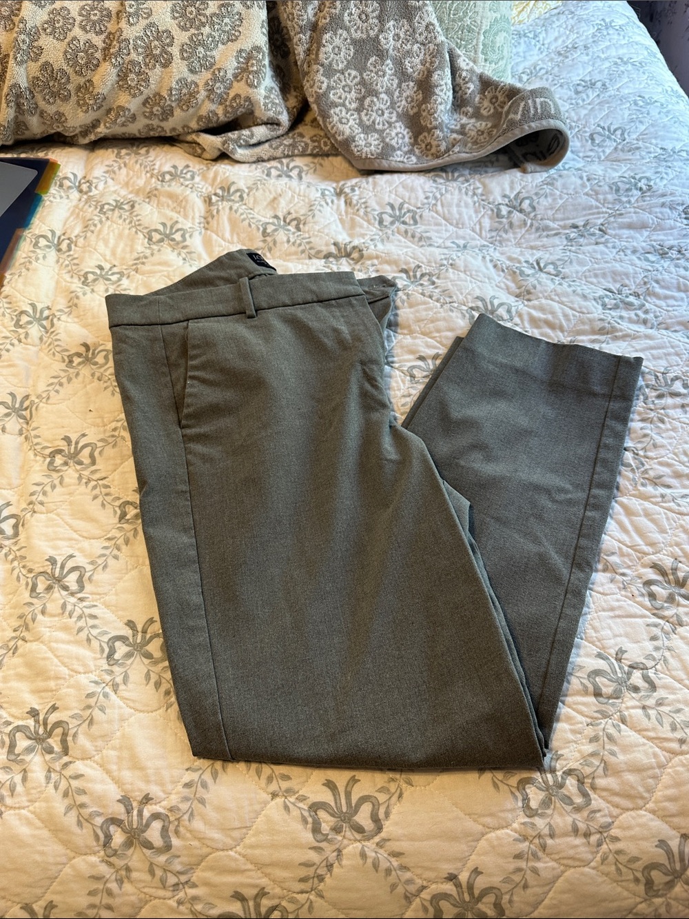 J. Crew Charcoal Gray Straight Leg Pants